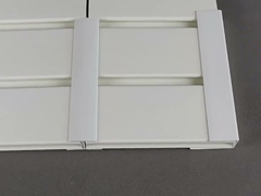 huaxiajie 저렴한 가격 쇼룸을 위한 초경량 유연한 휴대용 회색 슬랫 월