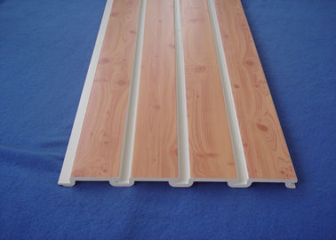 선반 플라스틱 저장 벽면을 위한 PVC Slatwall 패널