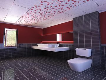 좋은 가격 UPVC 박층으로 이루어지는 천장 판자를 맞물리는 주문을 받아서 만들어진 PVC 천장판 온라인으로