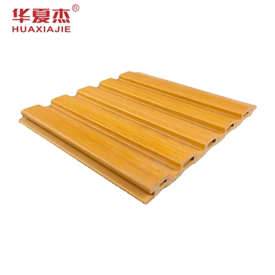 나무로 된 곡물 방수 WPC 벽판지 150mmx10mm 인테리어 장식