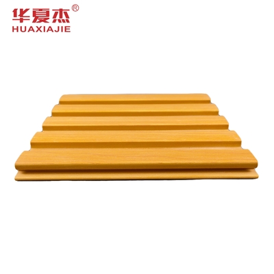 나무로 된 곡물 방수 WPC 벽판지 150mmx10mm 인테리어 장식