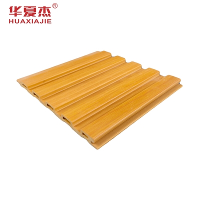 나무로 된 곡물 방수 WPC 벽판지 150mmx10mm 인테리어 장식