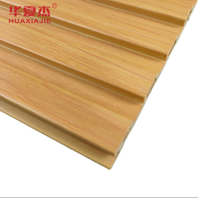 나무로 된 곡물 방수 WPC 벽판지 150mmx10mm 인테리어 장식