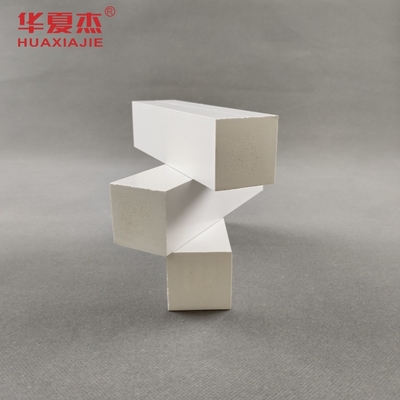 직접 판매 맞춤형 트림 판자 흰색 비닐 38mm x 39mm pvc 몰딩 장식 프로필 실내/실외
