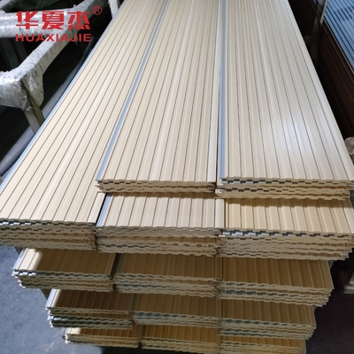 야외 WPC 벽 패널 laminated WPC 패널 주거 건물 장식
