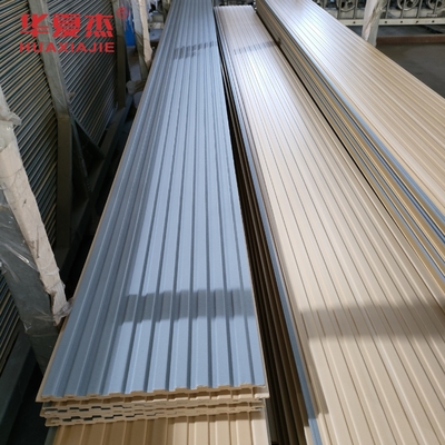 야외 WPC 벽 패널 laminated WPC 패널 주거 건물 장식