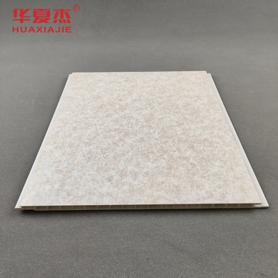 인기 있는 벽 PVC 패널 가루 된 대리석 엽 PVC 벽 패널 가정 장식 재료