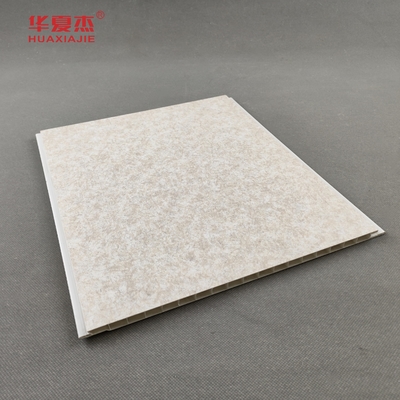 인기 있는 벽 PVC 패널 가루 된 대리석 엽 PVC 벽 패널 가정 장식 재료