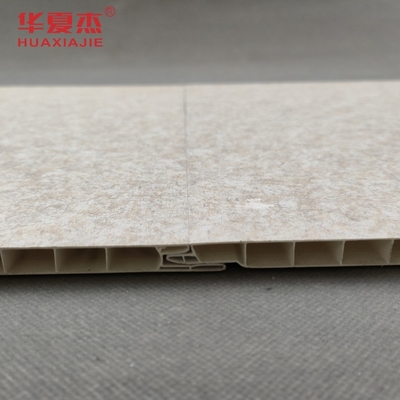 인기 있는 벽 PVC 패널 가루 된 대리석 엽 PVC 벽 패널 가정 장식 재료