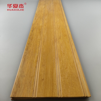 자연 나무 Wpc Wainscoting 패널 방수 Wpc 벽 패널 Wainscot 욕실 장식