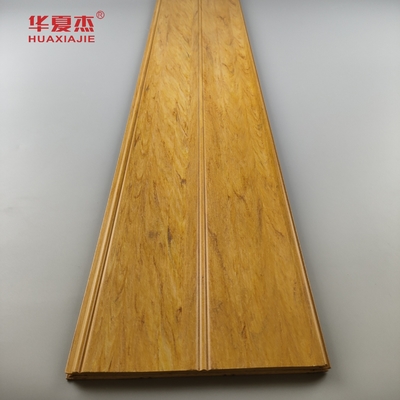 자연 나무 Wpc Wainscoting 패널 방수 Wpc 벽 패널 Wainscot 욕실 장식