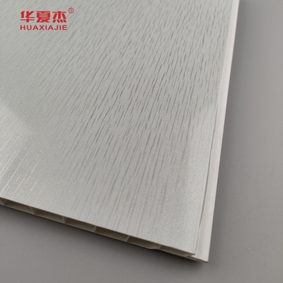 현대 디자인 은색 PVC 천장 및 벽 패널 습기 방지 벽 PVC 패널 건물 장식