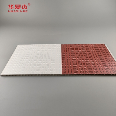 현대적인 디자인 pvc 벽 패널 laminated pvc 패널 호텔 장식용 회색과 빨간색
