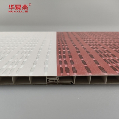 현대적인 디자인 pvc 벽 패널 laminated pvc 패널 호텔 장식용 회색과 빨간색