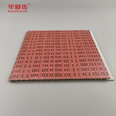 현대적인 디자인 pvc 벽 패널 laminated pvc 패널 호텔 장식용 회색과 빨간색