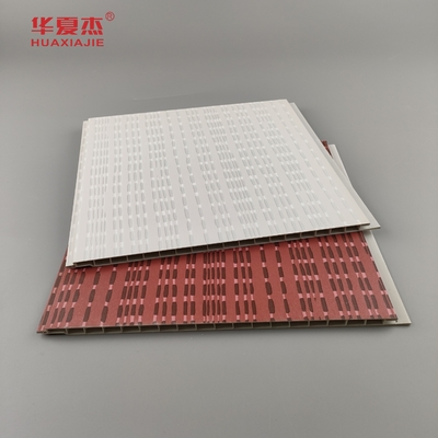 현대적인 디자인 pvc 벽 패널 laminated pvc 패널 호텔 장식용 회색과 빨간색