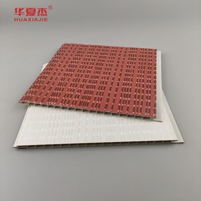 현대적인 디자인 pvc 벽 패널 laminated pvc 패널 호텔 장식용 회색과 빨간색