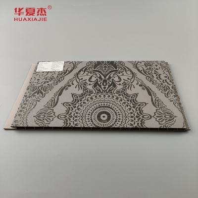 럭셔리 디자인 PVC 벽 패널 laminated 60% PVC 함유물 반 스크래치 PVC 벽 장식 패널