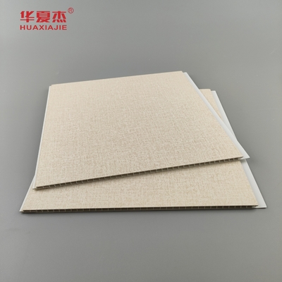 새로운 디자인 laminated 250x5mm pvc 벽 패널 나무 곡물 천장 패널 실내 및 외관 장식