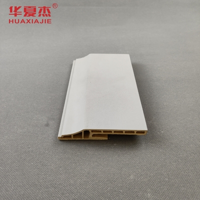 고품질 wpc 스코팅 보드 laminated pvc foam baseboard 실내 벽 장식