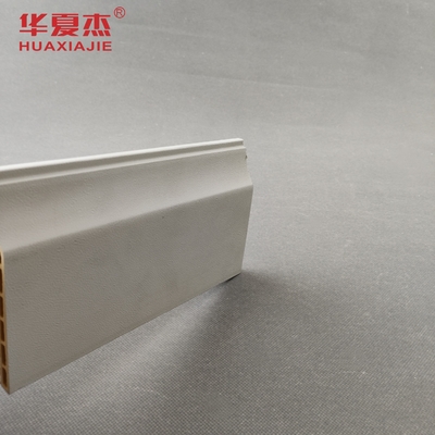 고품질 wpc 스코팅 보드 laminated pvc foam baseboard 실내 벽 장식