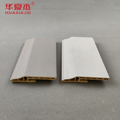 고품질 wpc 스코팅 보드 laminated pvc foam baseboard 실내 벽 장식