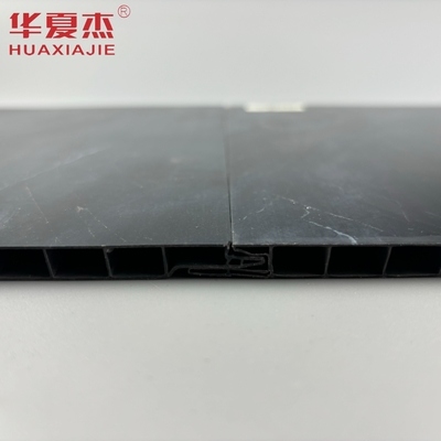 가장 많이 팔리는 인쇄 검은 pvc 대리석 판 고 광택 pvc 벽 패널과 천장 패널 아파트 장식