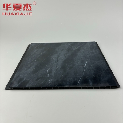 가장 많이 팔리는 인쇄 검은 pvc 대리석 판 고 광택 pvc 벽 패널과 천장 패널 아파트 장식