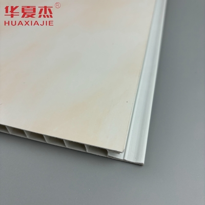 고 광택 인쇄 pvc 대리석 판 노란색 pvc 벽판 및 천장판 가정 실내 장식