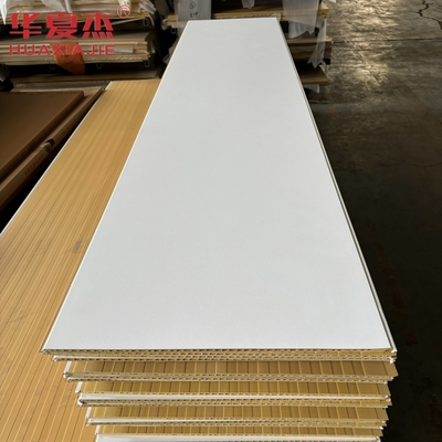 고품질의 흰색 wpc 벽판 600x9mm laminated wpc 보드 방수 장식 재료