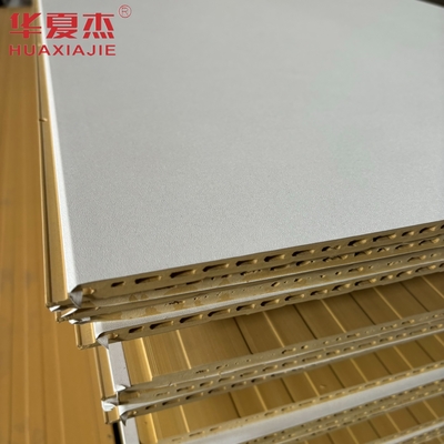 고품질의 흰색 wpc 벽판 600x9mm laminated wpc 보드 방수 장식 재료