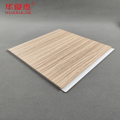현대 디자인 laminated Pvc 벽 패널 250x5mm Pvc 목재 곡물 패널 거실 장식