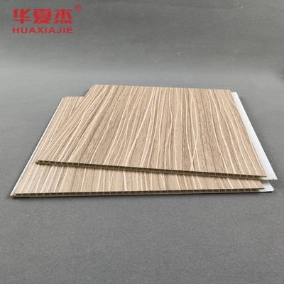 현대 디자인 laminated Pvc 벽 패널 250x5mm Pvc 목재 곡물 패널 거실 장식