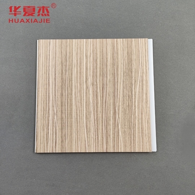 현대 디자인 laminated Pvc 벽 패널 250x5mm Pvc 목재 곡물 패널 거실 장식