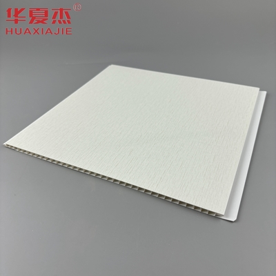 은 금속 패턴과 함께 흰 기본판 PVC 벽 패널 천장 장식 아파트용 PVC 패널
