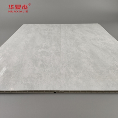 250mmx8mm 인쇄 회색 PVC 대리석 벽 패널 스타일과 내구성