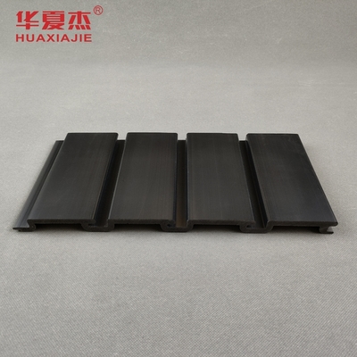 검정색 고광택 PVC 슬랫월 패널, 가정 인테리어용 PVC 차고 패널