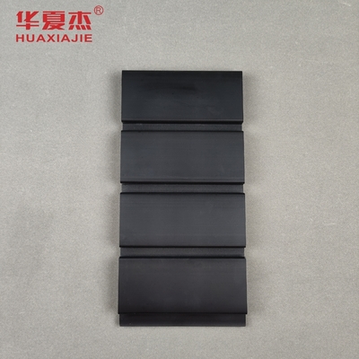 검정색 고광택 PVC 슬랫월 패널, 가정 인테리어용 PVC 차고 패널