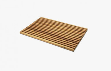 좋은 가격 목욕탕 쉬운 임명을 위한 60cm * 80cm Skidproof WPC 너도밤나무에 의하여 돋을새김되는 매트 온라인으로