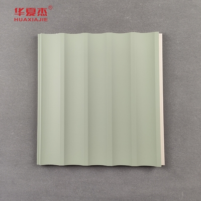 좋은 가격 U 모양 WPC 벽 패널 녹색 장식 벽 패널 건축 재료로 laminated 온라인으로