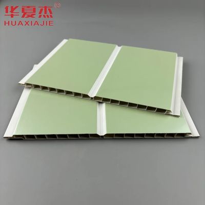 200mm 방수 PVC 벽 패널 녹색 핫 스탬핑 PVC 패널 가정 장식