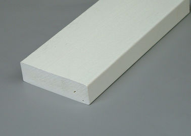 좋은 가격 Woodgrain PVC 손질 널/손질 판자 백색 비닐 널 5/4 x 4 온라인으로