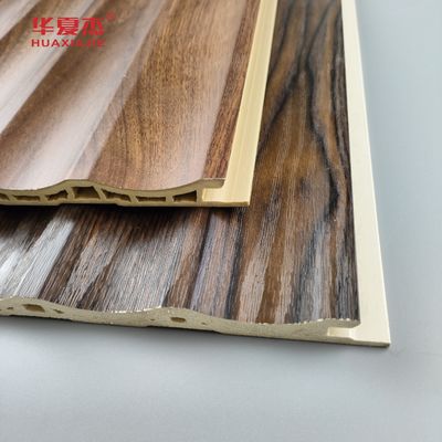 좋은 가격 Factory Direct Sales Wooden Grain Fluted WPC Wall Panel | Home Indoor Decoration Material（ 온라인으로