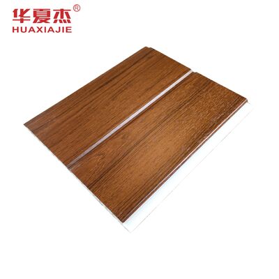 좋은 가격 목재 곡물 마무리 가정 장식용 사용자 정의 길이로 방수 PVC 벽판 온라인으로