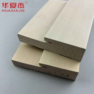 좋은 가격 115mm 벽 두께 WPC 문 프레임 부드러운 텍스처 표면 마무리 낮은 유지 보수 내부 및 외부 사용 온라인으로