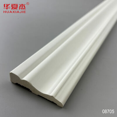 좋은 가격 공장 직판 판매 19/32x2-23/32 식민지 캐신 화이트 부드러운 표면 PVC 스커팅 PVC 베이스보드 온라인으로