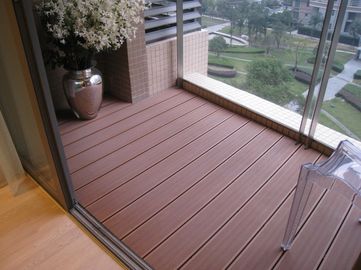 좋은 가격 방부성 CO 밀어남 Wpc 옥외 마루를 위한 합성 갱도지주 Decking 온라인으로