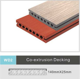 좋은 가격 환경 합성물 WPC Decking, 140mm x 25mm를 마루청을 까는 목제 판자 온라인으로