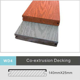 좋은 가격 140mm x 25mm Uv 저항 마루 널을 마루청을 까는 거품 합성 WPC Decking 온라인으로